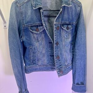 American Eagle Blue Jean Jacket Vintage Style